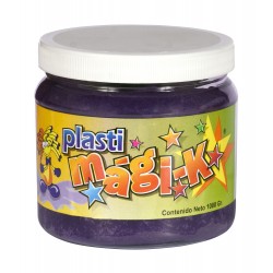 PLASTI MAGI-K FRASCO DE 1000 GRS CON AROMAS, MORADO - OLOR: UVA