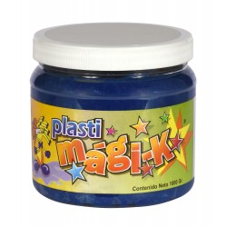 PLASTI MAGI-K FRASCO DE 1000 GRS CON AROMAS, AZUL INTENSO - OLOR: BERRY MAGNOLIA