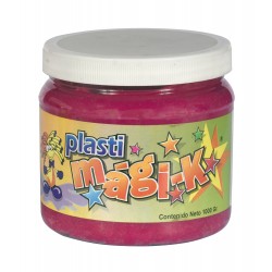 PLASTI MAGI-K FRASCO DE 1000 GRS CON AROMAS, ROSA MEXICANO - OLOR: CEREZA VAINILLA