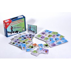 BINGO SONORO BALALAIKA 9 TABLEROS DOBLE VISTA LOTERIA Y MEMORIA, CD, FLASHCARDS