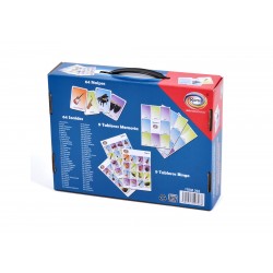 BINGO SONORO BALALAIKA 9 TABLEROS DOBLE VISTA LOTERIA Y MEMORIA, CD, FLASHCARDS