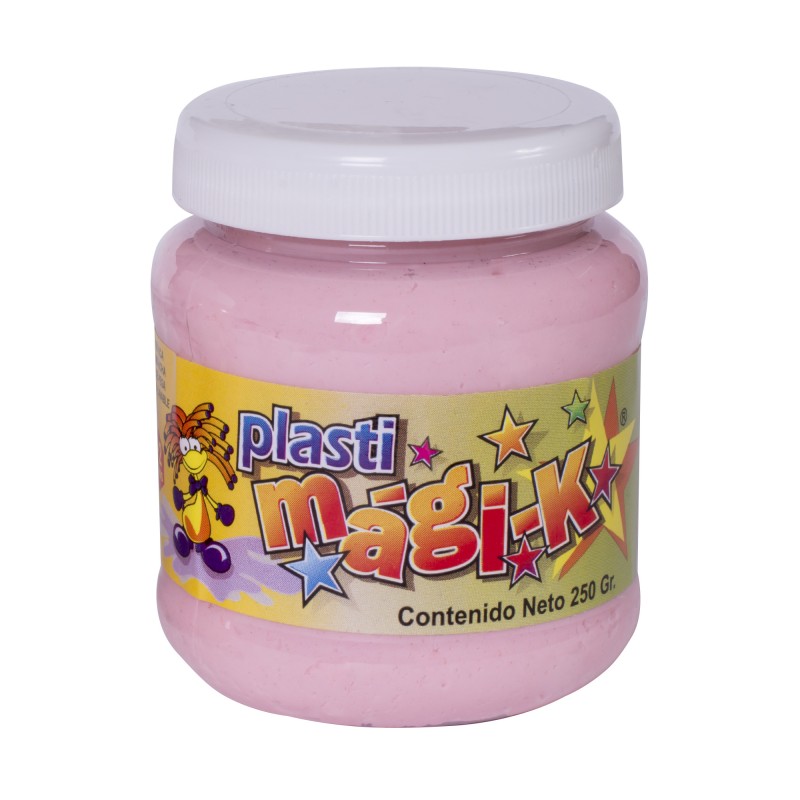 PLASTI MAGI-K FRASCO DE 250 GRS CON AROMAS COLOR ROSITA BABY - ACAY BERRY MAGNOLIA