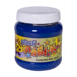 PLASTI MAGI-K FRASCO DE 250 GRS CON AROMAS, AZUL INTENSO - OLOR: BERRY MAGNOLIA