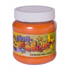 PLASTI MAGI-K FRASCO DE 250 GRS CON AROMAS COLOR NARANJA INTENSO - OLOR: NARANJA