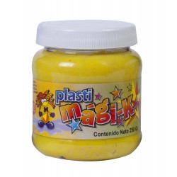 PLASTI MAGI-K FRASCO DE 250 GRS CON AROMAS, AMARILLO FL - OLOR: PIÑA COLADA